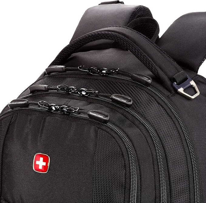 SwissGear Cecil 5505 Laptop Backpack, Black, 18-Inch