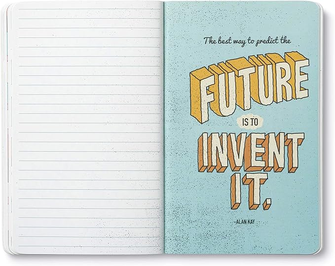 Compendium Softcover Journal - It’s Possible – A Write Now Journal with 128 Lined Pages, 5″W x 8″H