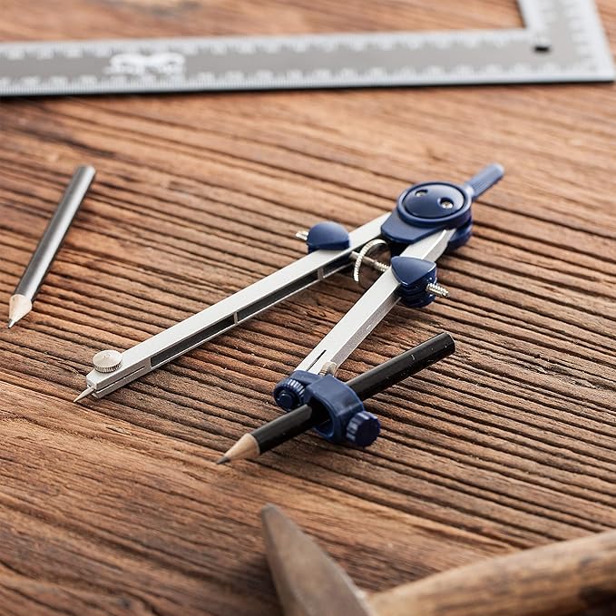 Mr. Pen- Compass for Geometry, Compass with Pencil, Compass Drawing Tool, Drawing Compass, Math Compass, Drafting Tools, Drawing Tools, Geometry Compass, Circle Drawing Tool, Geometry Set