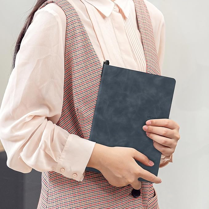 Portable Dry Erase Board,Reusable Whiteboard Notebook, Double-Sided White Board PU Cover 9.5"x6.6" with Marker,Wipe Cloth (Pink)