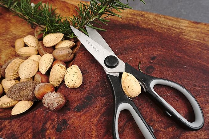 RSVP International Endurance Kitchen Collection Stainless Steel Scissors, 8.25x3.25"