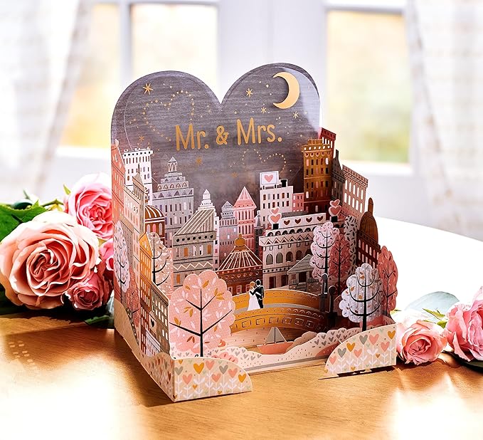 American Greetings Pop Up Wedding Card (Happily Ever After)