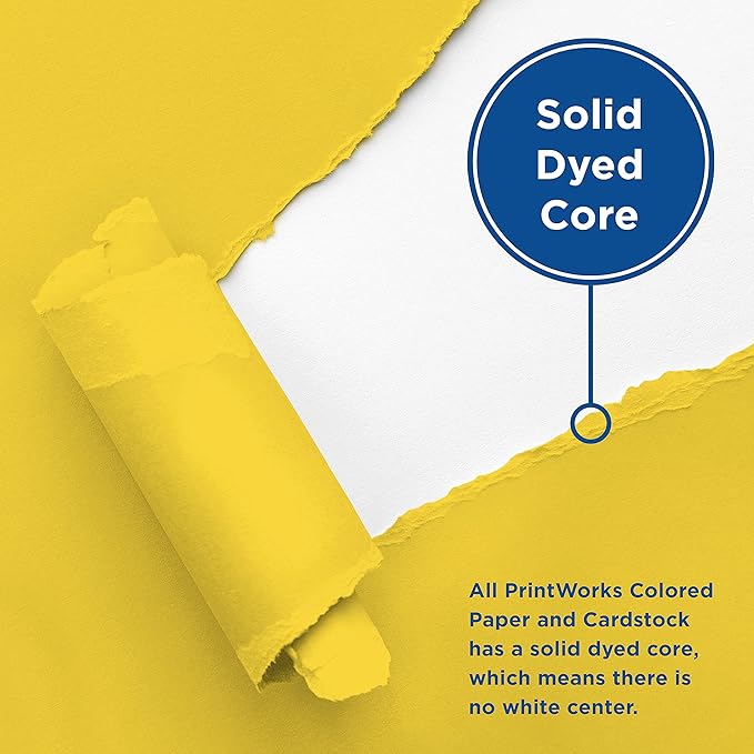 Printworks Neon Colored Paper, 24 lb, 5 Assorted Florescent Colors, FSC Certified, 100 Sheets, 8.5 x 11 Inch (00579), Single