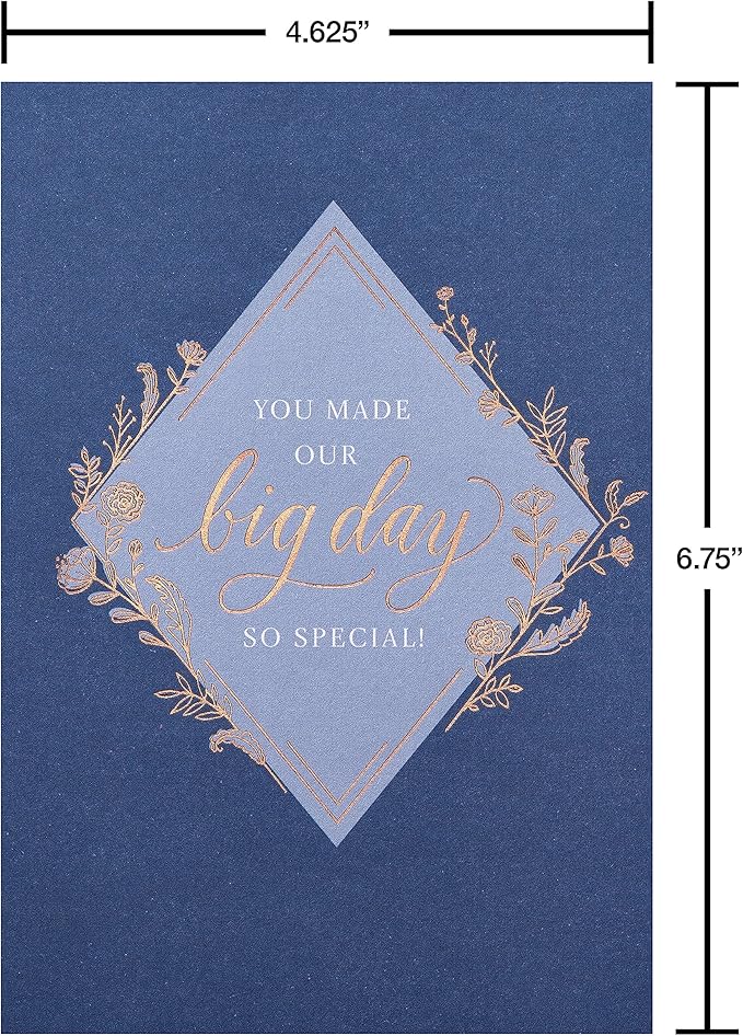 American Greetings Wedding Thank You Cards, Much More Wonderful (8-Count)