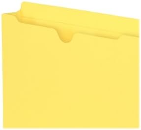 Smead File Jacket, Reinforced Straight-Cut Tab, 2" Expansion, Letter Size, Assorted Colors, 10 per Pack (75688)