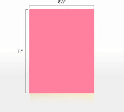 Colored Copy Paper, 20 LB 8.5 X 11, 500 Sheets (cherry)
