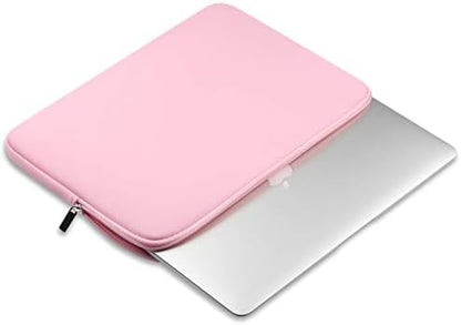13" 14" Laptop Sleeve Case Bag Compatible with 13-14 Inch MacBook Air/MacBook Pro, MacBook Sleeve, Microsoft Surface Sleeve,14" Hp Dell Lenovo Laptop Sleeve Neoprene in Pink