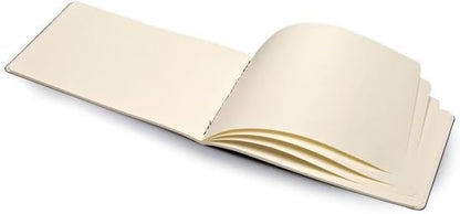 Moleskine Art Sketch Album, Hard Cover, Large (5" x 8.25") Plain/Blank, Black, 88 Pages