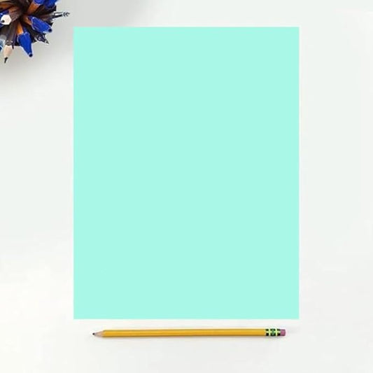 Colored Copy Paper, 20 LB 8.5 X 11, 500 Sheets (Turquoise)