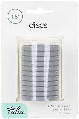 Talia Discbound Notebook - Discs (Cool Grey, 1.5inch)