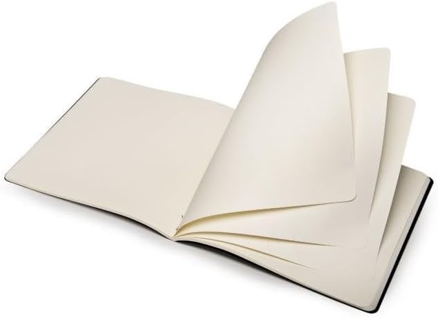 Moleskine Art Sketch Album, Soft Cover, Square (7.5" x 7.5") Plain/Blank, Black, 88 Pages