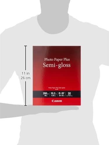 Canon SG-201 8X10(50) Photo Paper Plus Semi-Gloss 8" x 10" (50 Sheets) (SG-201 8X10)