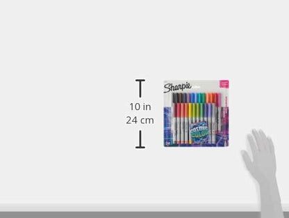 Sharpie Permanent Markers, Ultra Fine Point, Cosmic Color, Limited Edition, 24 Count