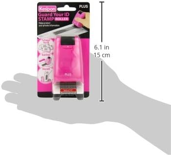 Plus Guard Your ID Roller Stamp, Pink