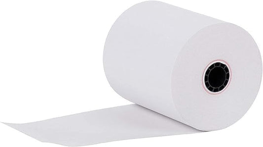 (4 Rolls) 3" x 150' 1 Ply Bond (Non –Thermal Kitchen Printer Paper) POS Receipt Cash Register For Star SP700 SRP275 SMP200 TMU200 MP500 NCR 2174 XR200 IMPACT Printers Requires Ribbons ERC30/34/38