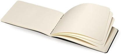 Moleskine Art Sketch Album, Hard Cover, Pocket (3.5" x 5.5") Plain/Blank, Black, 72 Pages