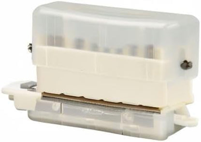 6 Hole Paper Puncher, Loose Binders & Binding Systems Binding Machines Leaf Paper Puncher for A4 A5 B5 Notebook Scrapbook, 2 Sheets Capacity, Hole Diameter: 5.5mm (Transparent)