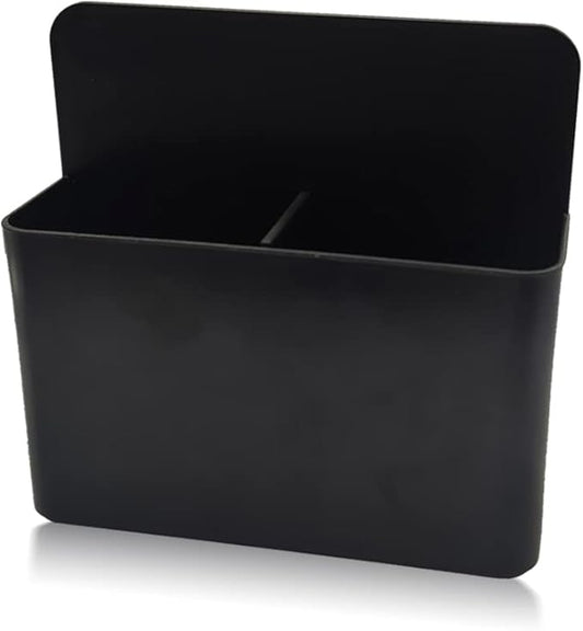 1 Pack Magnetic Marker Holder, Dry Erase Marker Holder Chalk Pen Storage Organizer for Whiteboard/Blackboard, Fridge/Regrigerator, Metal Locker, and Cabinet, (Black)