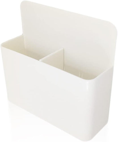 1 Pack Magnetic Marker Holder, Dry Erase Marker Holder Chalk Pen Storage Organizer for Whiteboard/Blackboard, Fridge/Regrigerator, Metal Locker, and Cabinet, (White)