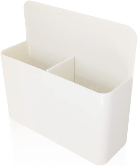 1 Pack Magnetic Marker Holder, Dry Erase Marker Holder Chalk Pen Storage Organizer for Whiteboard/Blackboard, Fridge/Regrigerator, Metal Locker, and Cabinet, (White)