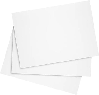 White Thick Paper Cardstock - 125 lb Card Stock (340 gsm) | 8.5 x 11 inch | 25 Sheets | Heavyweight Cover Stock for Business Cards, Art, Invitations, Stationery Printing