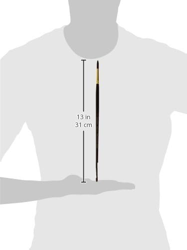 Winsor & Newton Galeria Round Long Handle Brush, Size 9