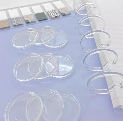 Discbound Expansion Discs, 1.1 Inch, Suitable for Customized Discbound Notebooks Planners Journals Scrapbooking, Fits All Disc Bound Planner Systems, Plastic, Clear Pack of 11