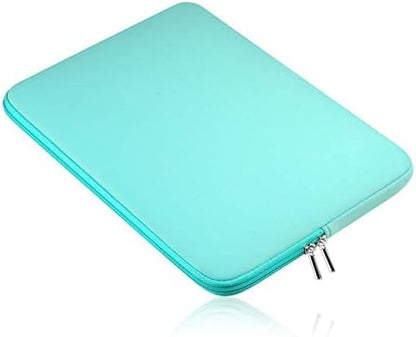 11-11.6 Inch Laptop Sleeve Case Soft Zipper Cover Carrying Bag Compatible 11.6" MacBook Air for Notebook Tablet Ultrabook Chromebook of Dell HP ThinkPad Lenovo Asus Acer Samsung(Turquoise)
