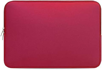 13" 14" Laptop Sleeve Case Bag Compatible with 13-14 Inch MacBook Air/MacBook Pro, MacBook Sleeve, Microsoft Surface Sleeve,14" Hp Dell Lenovo Laptop Sleeve Neoprene in Rose Red