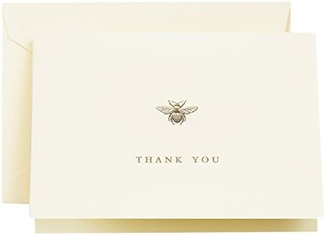 Crane & Co. Engraved Bumble Bee Thank You Note (CT1644)