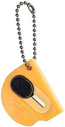 18 PCS Retractable Pocket Sized Utility Knives Box Cutter Letter Opener Handed Mini Cutter Keychain Knife Finger Friendly & Safe Package Opener(Yellow)