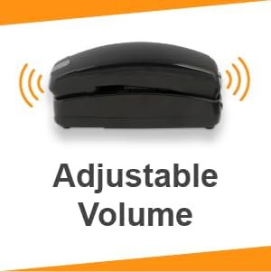 iSoHo Big Button Corded Phone for Seniors – Easy-to-Use Landline with Lighted Keypad, Ergonomic Handset & No Power Needed – Retro Home Phone for Elderly, Visually Impaired & Hard of Hearing, Black