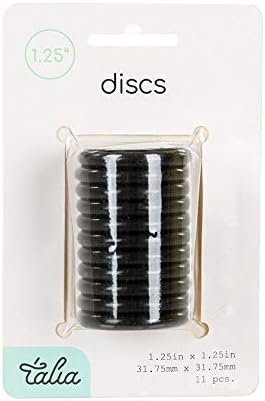 Talia Discbound Notebook - Discs (Black, 1.25inch)
