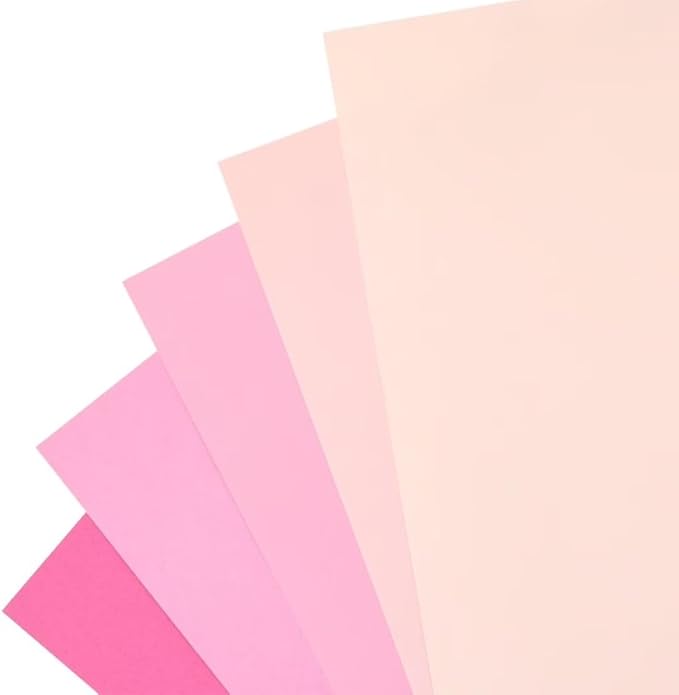 Recollections Cardstock Paper, 8 1/2 X 11 Pink Buttons - 50 Sheets