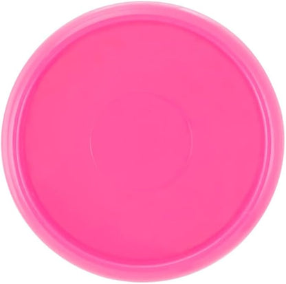 100PCS Discbound Notebook Accessories Expansion Planner Discs Binder Rings Loose-Leaf Plastic Book Binding Disc(Dark Pink,0.9"/24 mm)