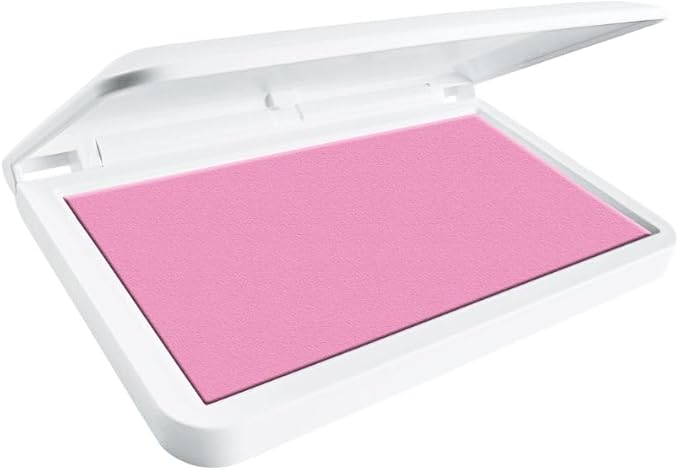 COLOP Make Series, Ink Stamp Pads, with Non-Toxic Premium Ink, Water-Based Acid-Free (Soft Pink, Make 1-1-15/16" x 3-1/2")