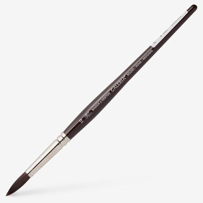 Winsor & Newton Galeria Round Short Handle Brush, Size 10