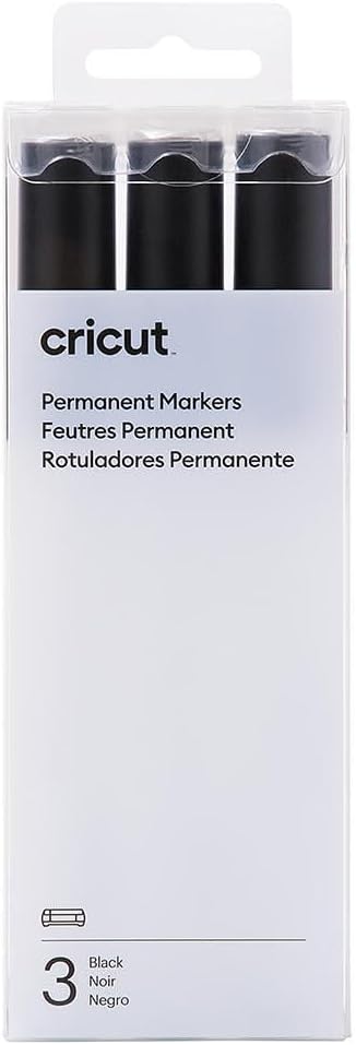 Circuit Cricut Permanent Markers 2.5 mm, Black (3 ct), Black