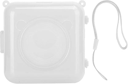 ASHATA Transparent Case for PeriPage Mini Pocket, Shockproof Pocket Printer Protective Shell for Peripage Pocket Thermal Printer (Transparent)