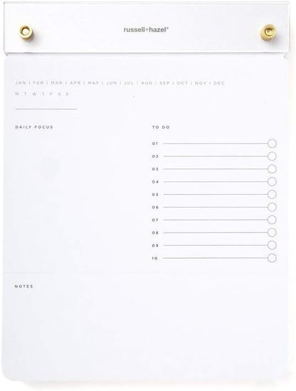 RUSSELL+HAZEL Acrylic Drafter’s Tablet, 6.375” W x 8.4375“ H, white (55748)