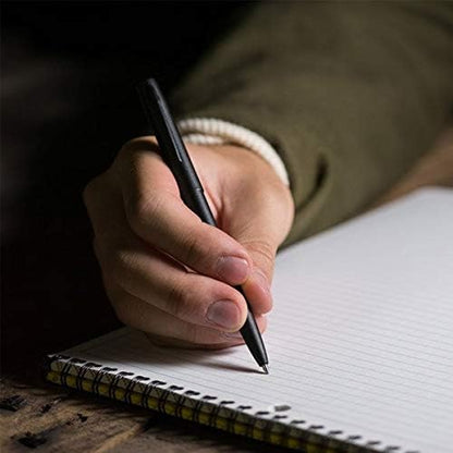 Rite in the Rain Weatherproof Black Metal Clicker Pen - Black Ink (No. 97)