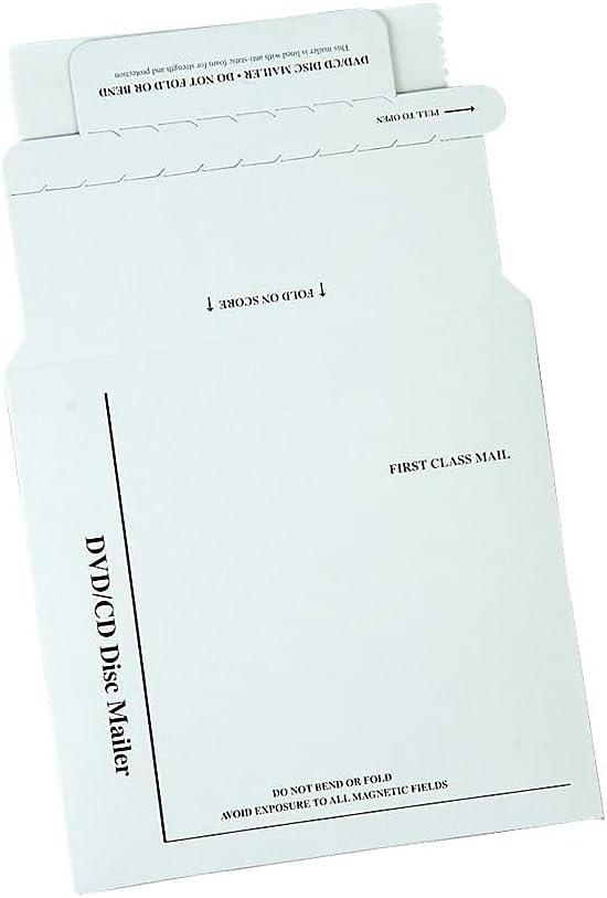 Quality Park QUAE7266 Recycled Multimedia/CD Mailers, Foam-Lined, 5x5, 25/Box White