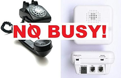 Assistive Technology Services No Busy Phone Line Adapter - Loud Ringer Flasher