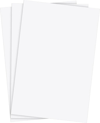 200 Pack White 300 GSM / 110 lb Thick Cardstock Paper - Blank Heavyweight Wedding Invitation Cards for Printing, Flashcards, Postcards - 4x6 inch