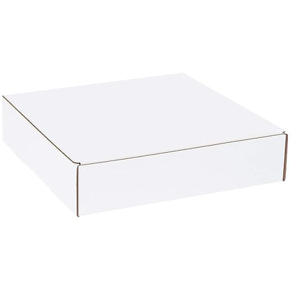 BOX USA BML13133 13"L x 13"W x 3"H, White (Pack of 50)