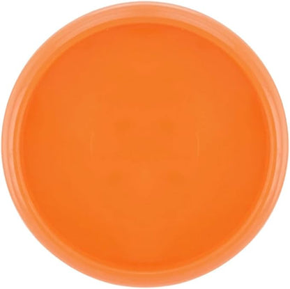 100PCS Discbound Notebook Accessories Expansion Planner Discs Binder Rings Loose-Leaf Plastic Book Binding Disc(Orange,1.1"/28 mm)