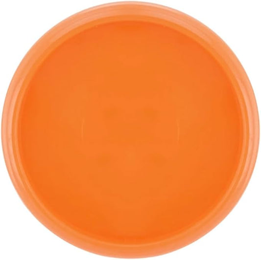 100PCS Discbound Notebook Accessories Expansion Planner Discs Binder Rings Loose-Leaf Plastic Book Binding Disc(Orange,1.1"/28 mm)