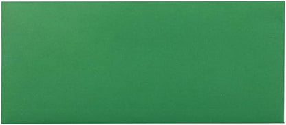 JAM PAPER #10 Business Colored Envelopes - 4 1/8 x 9 1/2 - Green Recycled - 100/Pack