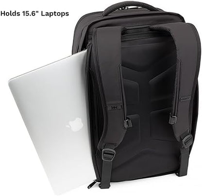 Knack Convertible Duffel Laptop Backpack, Expandable Travel Duffel Bag With 6 Day Outfit Capacity, Large Laptop Duffel Bag for Everyday Travel, Gym, and Work (Stealth Black)