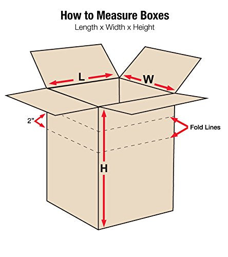 Aviditi MD242412 Multi-Depth Corrugated Box, 24" Length x 24" Width x 12" Height, Kraft (Bundle of 10)